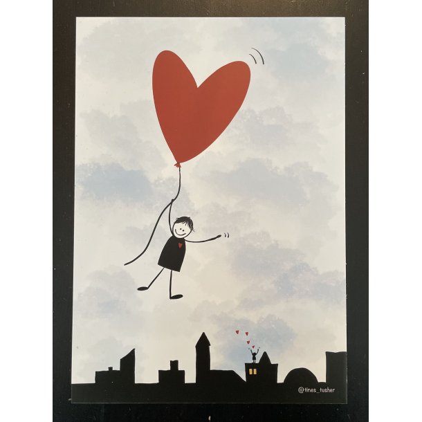 POSTKORT A5 SVVER OVER BYEN