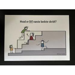 Plakat - NSTE BEDSTE SKRIDT - A3