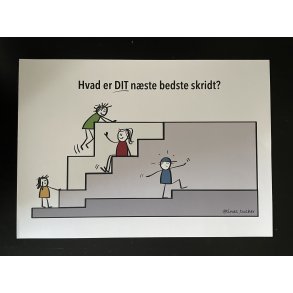 Plakat - NSTE BEDSTE SKRIDT - A3