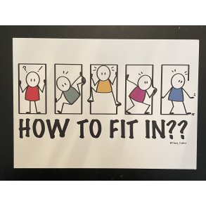 POSTKORT - HOW TO FIT IN??