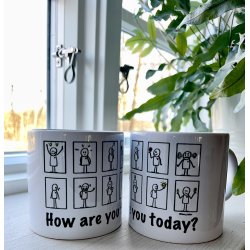 KRUS - HOW ARE YOU TODAY? 10 kr. pr. solgt krus til JULEMRKEFONDEN 
